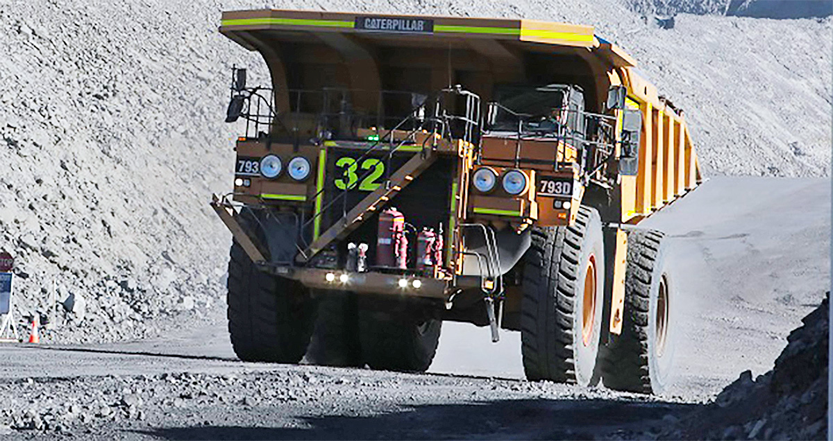 Coppabella mine truck